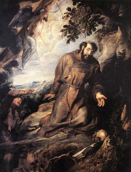 St Francis of Assisi Receiving the Stigmata